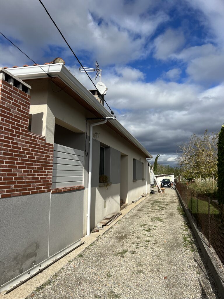Photo de gouttières Toulousaine après